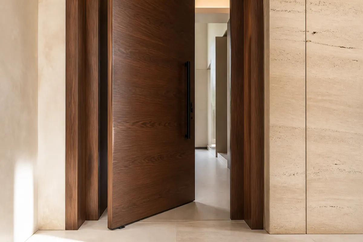 Premium timber door fitting