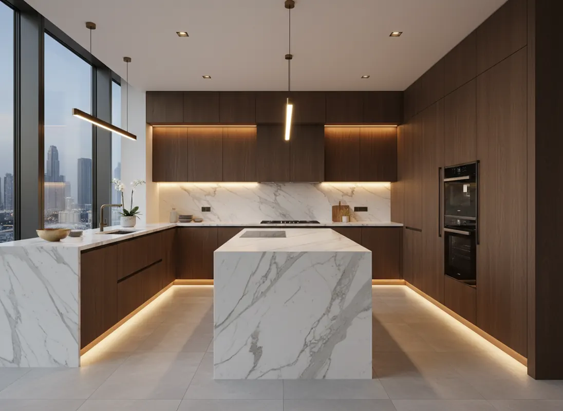 Modern custom kitchen cabinetry