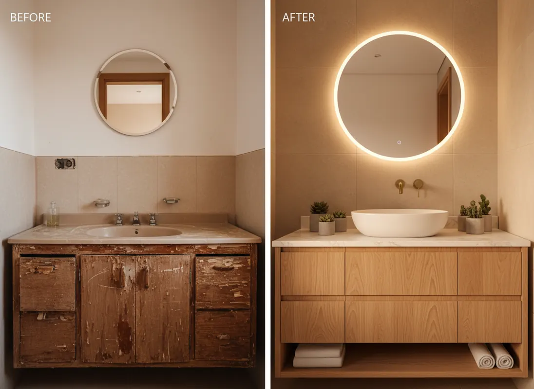 Bathroom Vanity Restoration